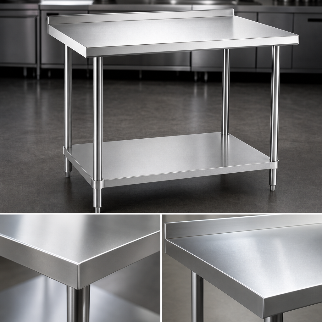 18-Gauge Stainless Steel Top