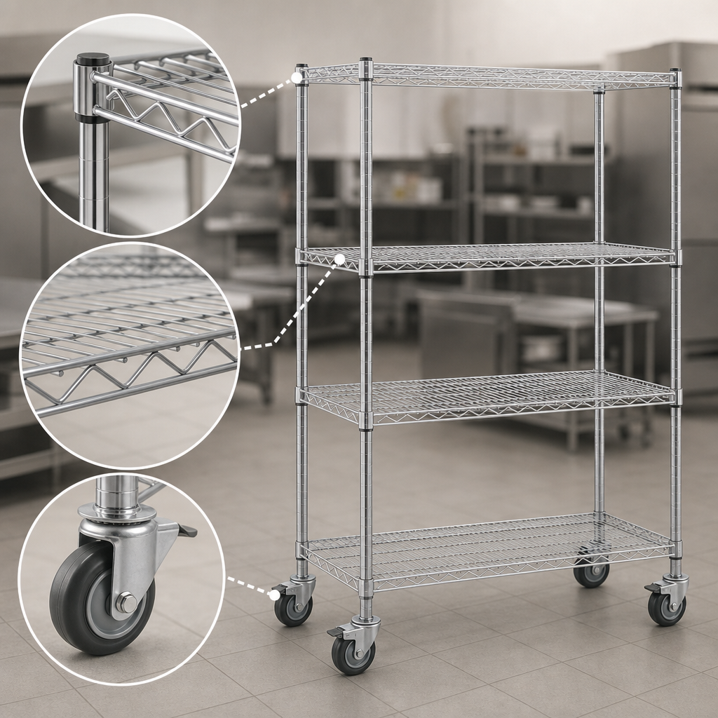Patented QuadTruss® Shelf Design