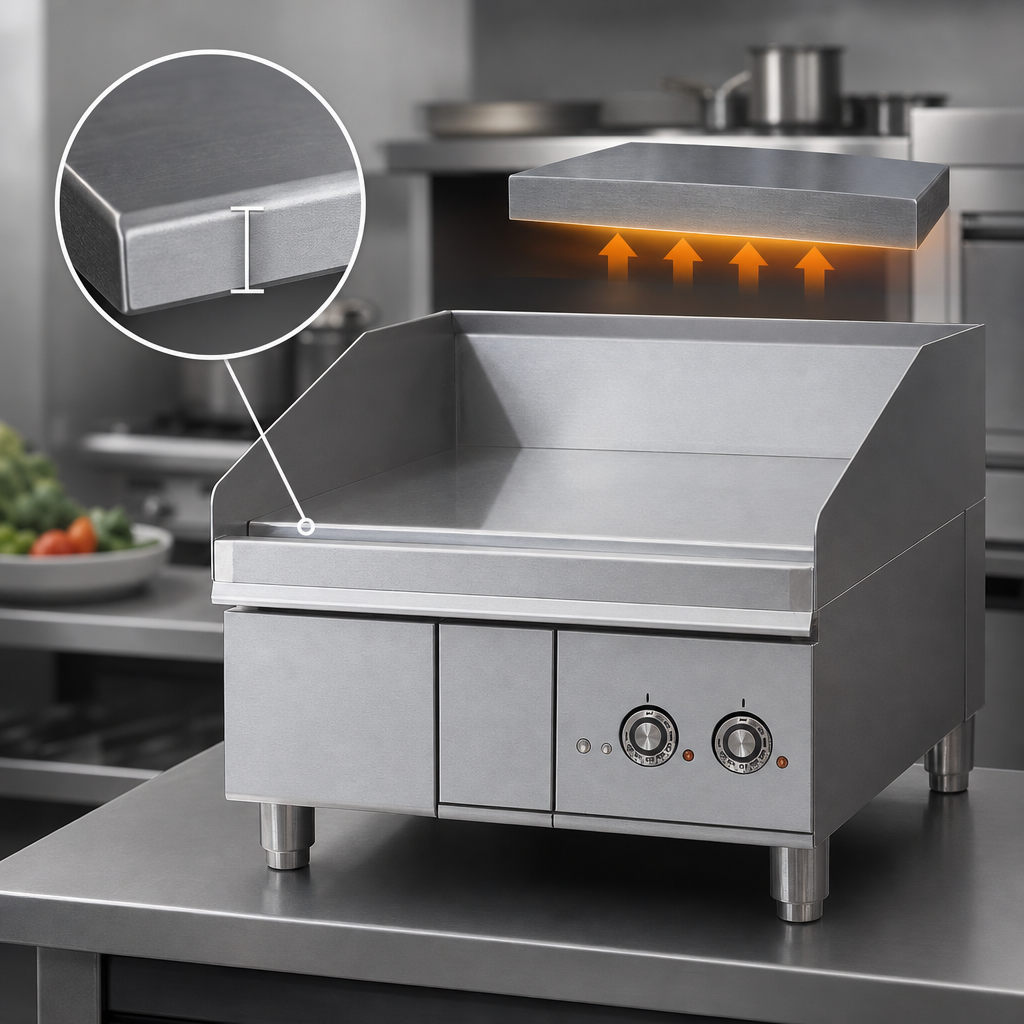 1-Inch Steel Griddle Plate