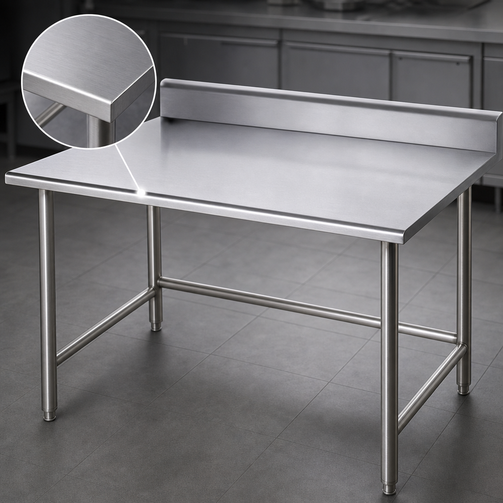 16-Gauge Stainless Steel Top