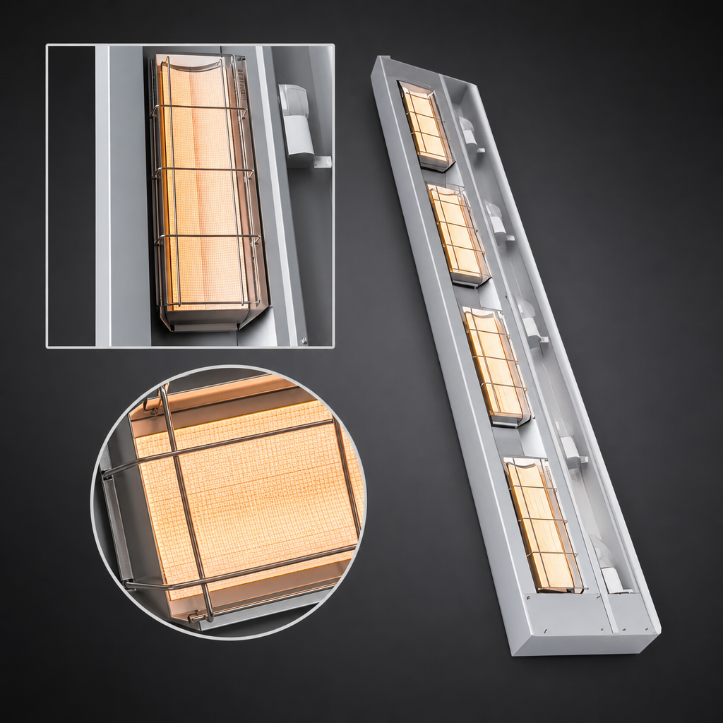 Double Ceramic Tile Heating
