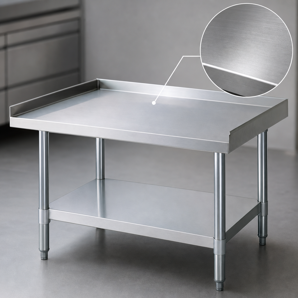 18-Gauge Stainless Steel Top