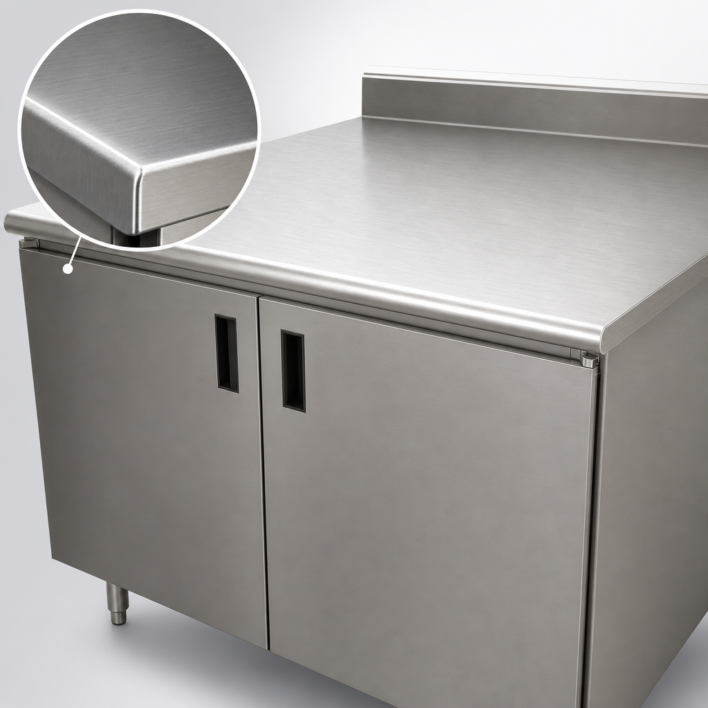 14-Gauge 304 Stainless Steel Top