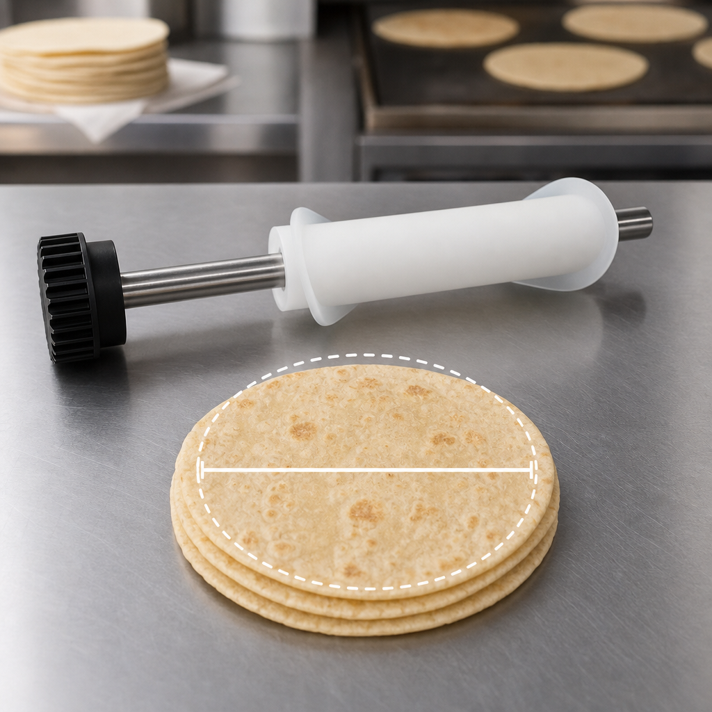 Cooked Tortilla Size