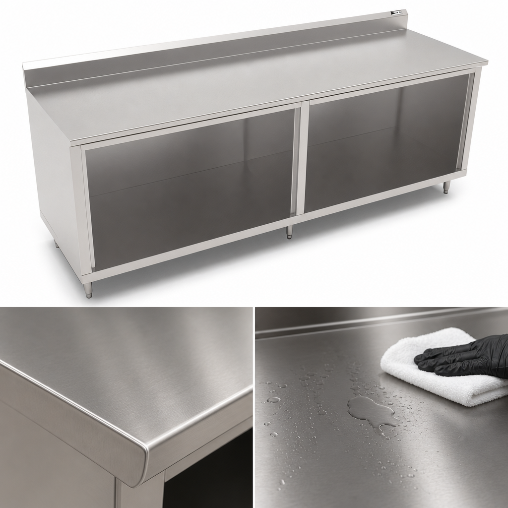 14-Gauge 300-Series Stainless Steel Top
