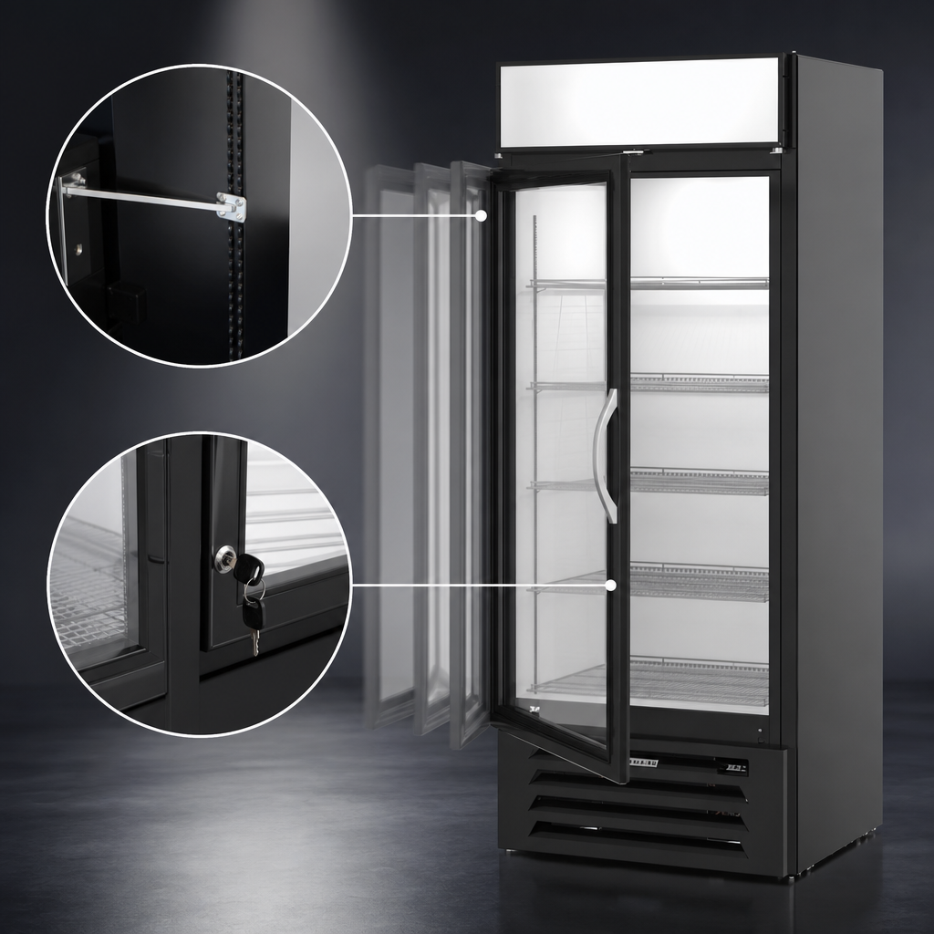 Self-Closing Door with Hold-Open Feature