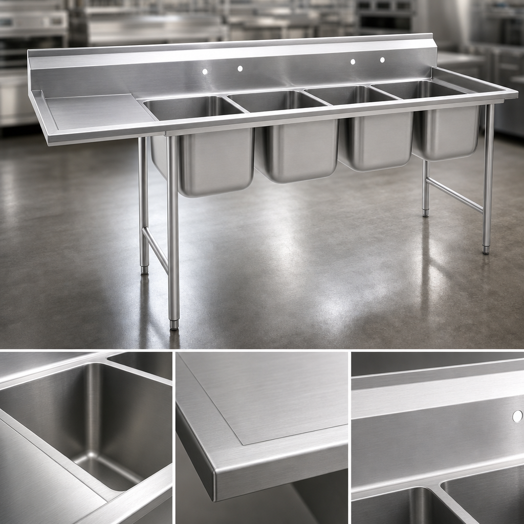 Heavy Gauge Stainless Steel Construction
