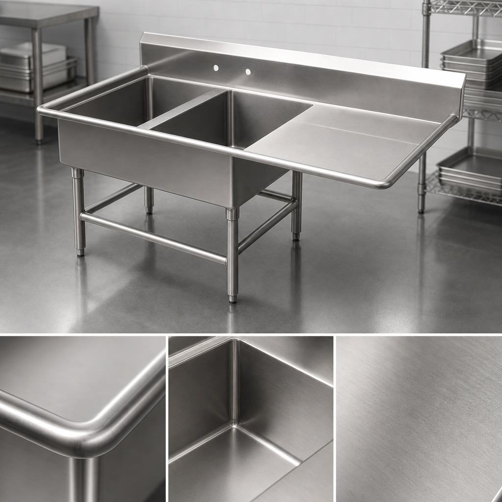 14-Gauge Stainless Steel Construction