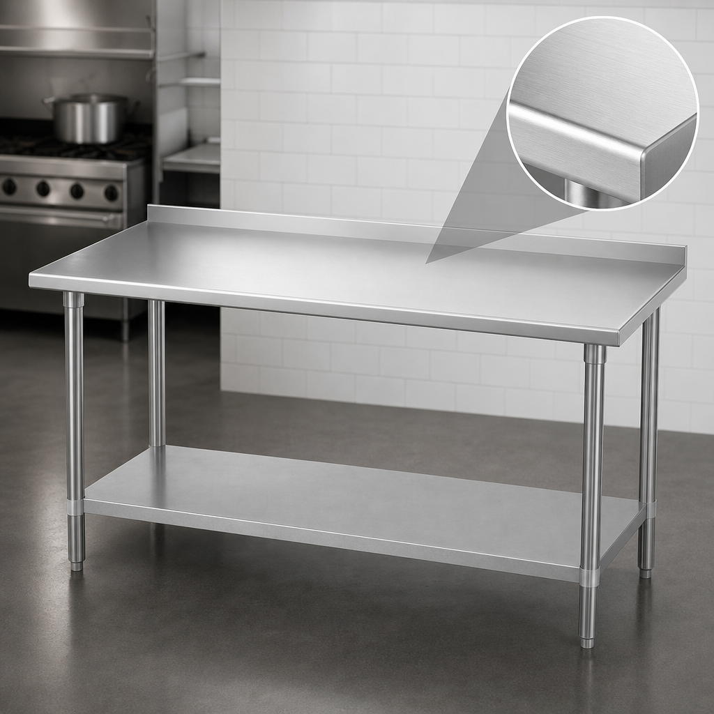 16-Gauge 400-Series Stainless Steel Top