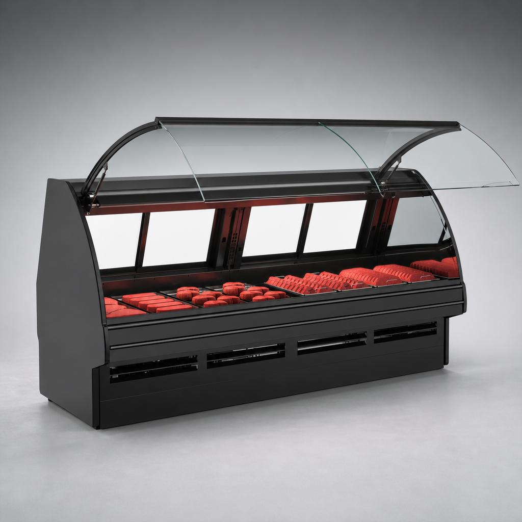 Curved Lift-Up Front Glass