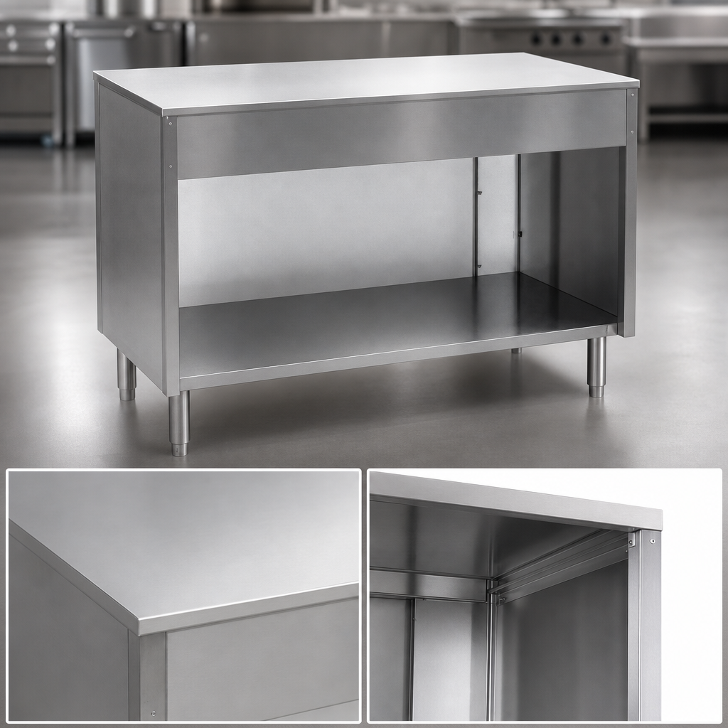 16-Gauge Stainless Steel Top