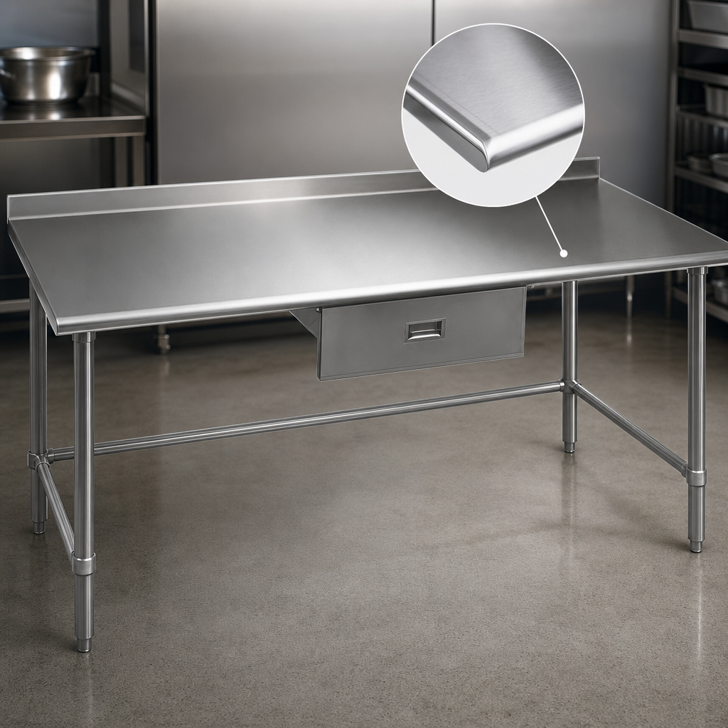 16-Gauge 300 Series Stainless Steel Top