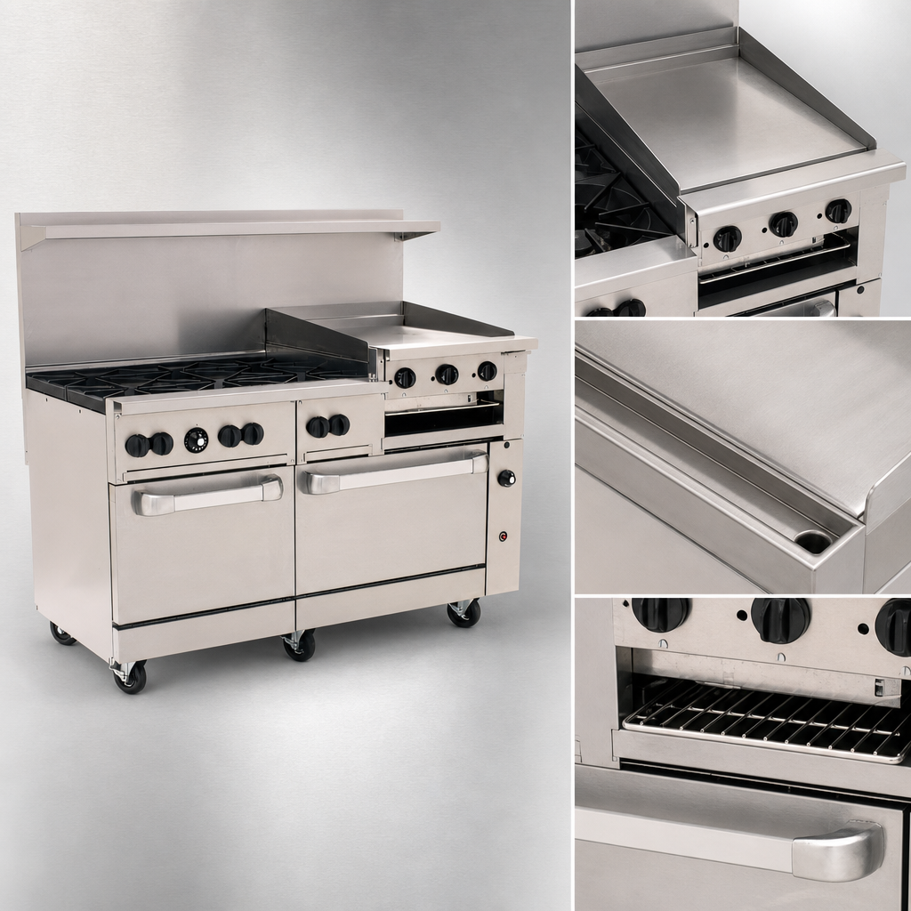 24-Inch Manual Griddle-Broiler