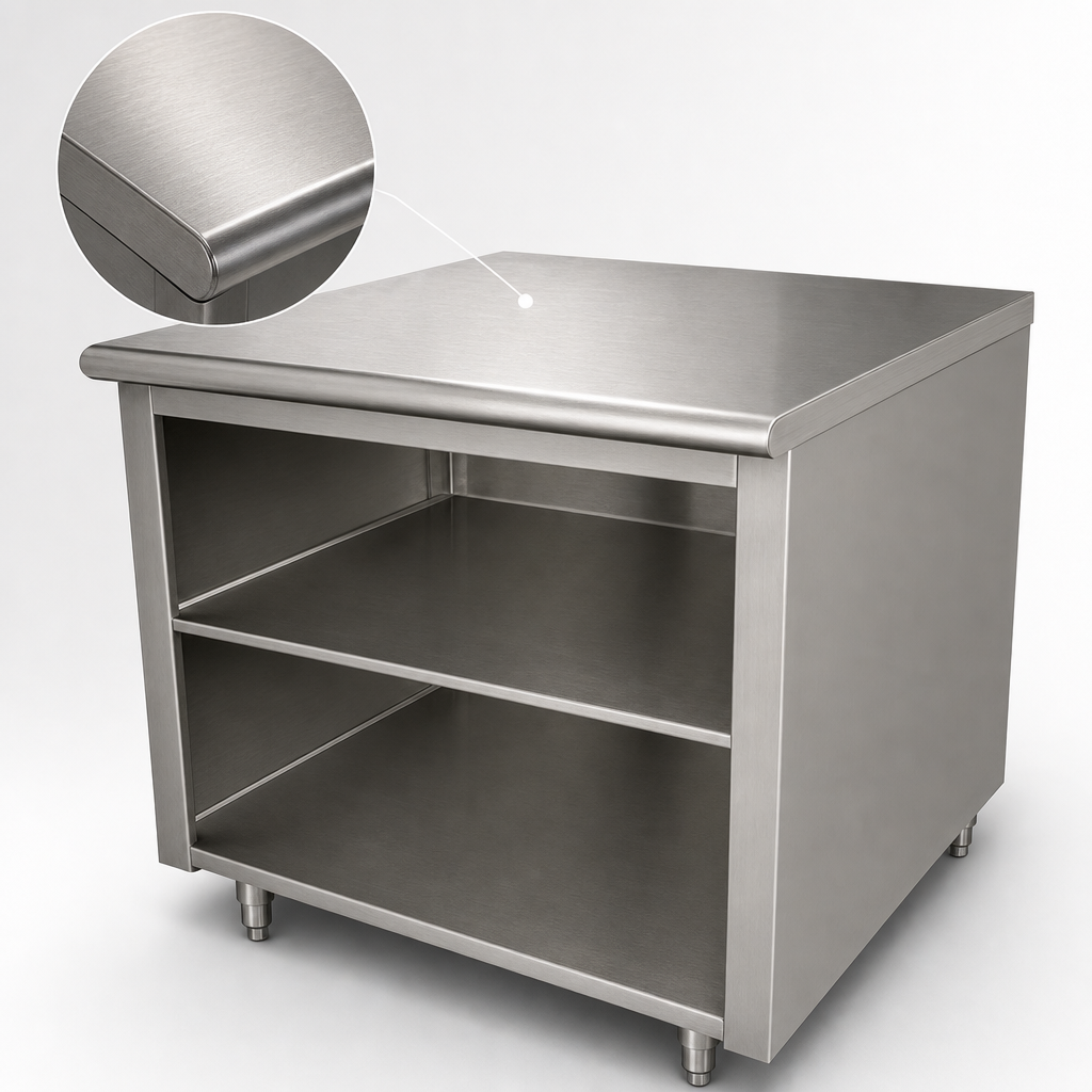 14-Gauge 304 Stainless Steel Top