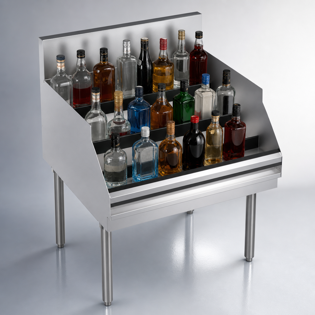 Four Tier Bottle Steps
