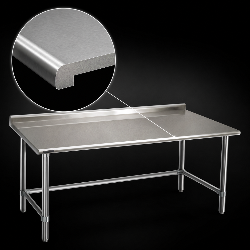 14-Gauge Stainless Steel Top