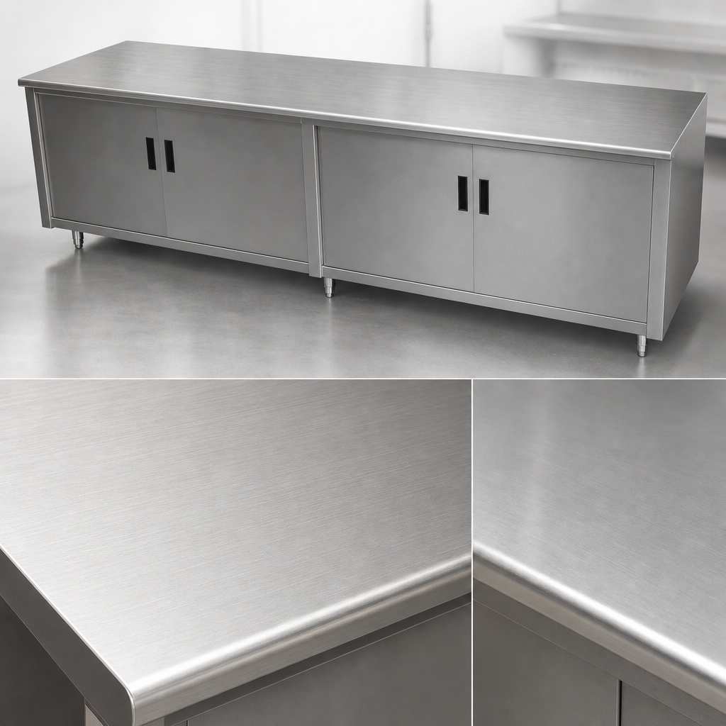 16 Gauge 304 Stainless Steel Top