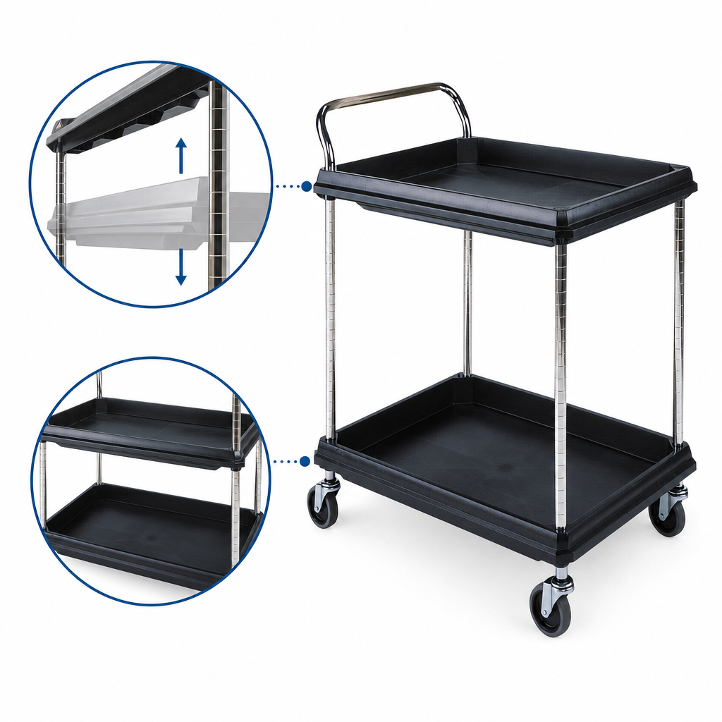 Adjustable Polymer Shelves