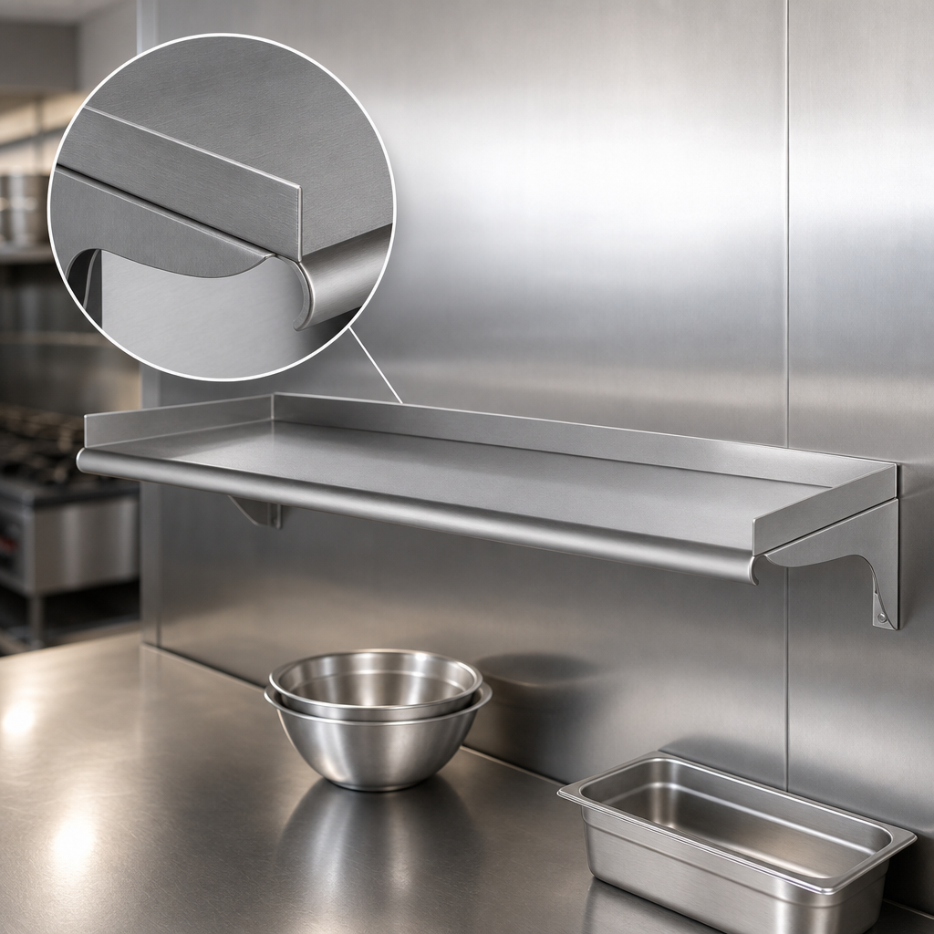 16-Gauge Type 304 Stainless Steel Construction