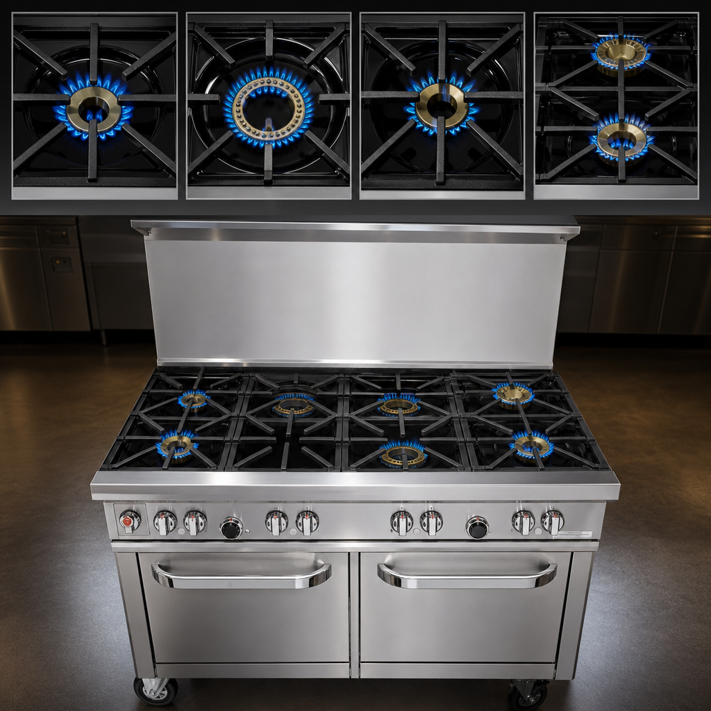 Seven-Burner Mixed Top