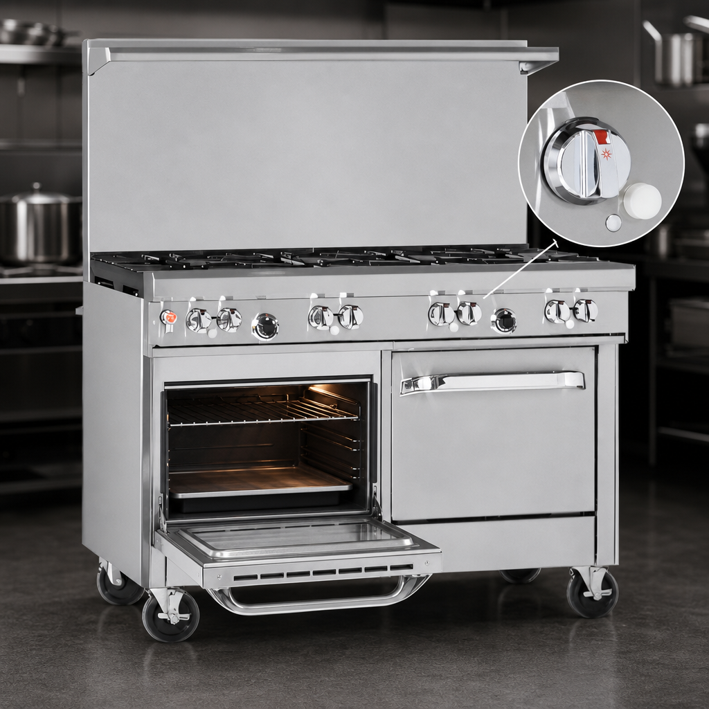 Standard Oven With Battery Spark Ignition