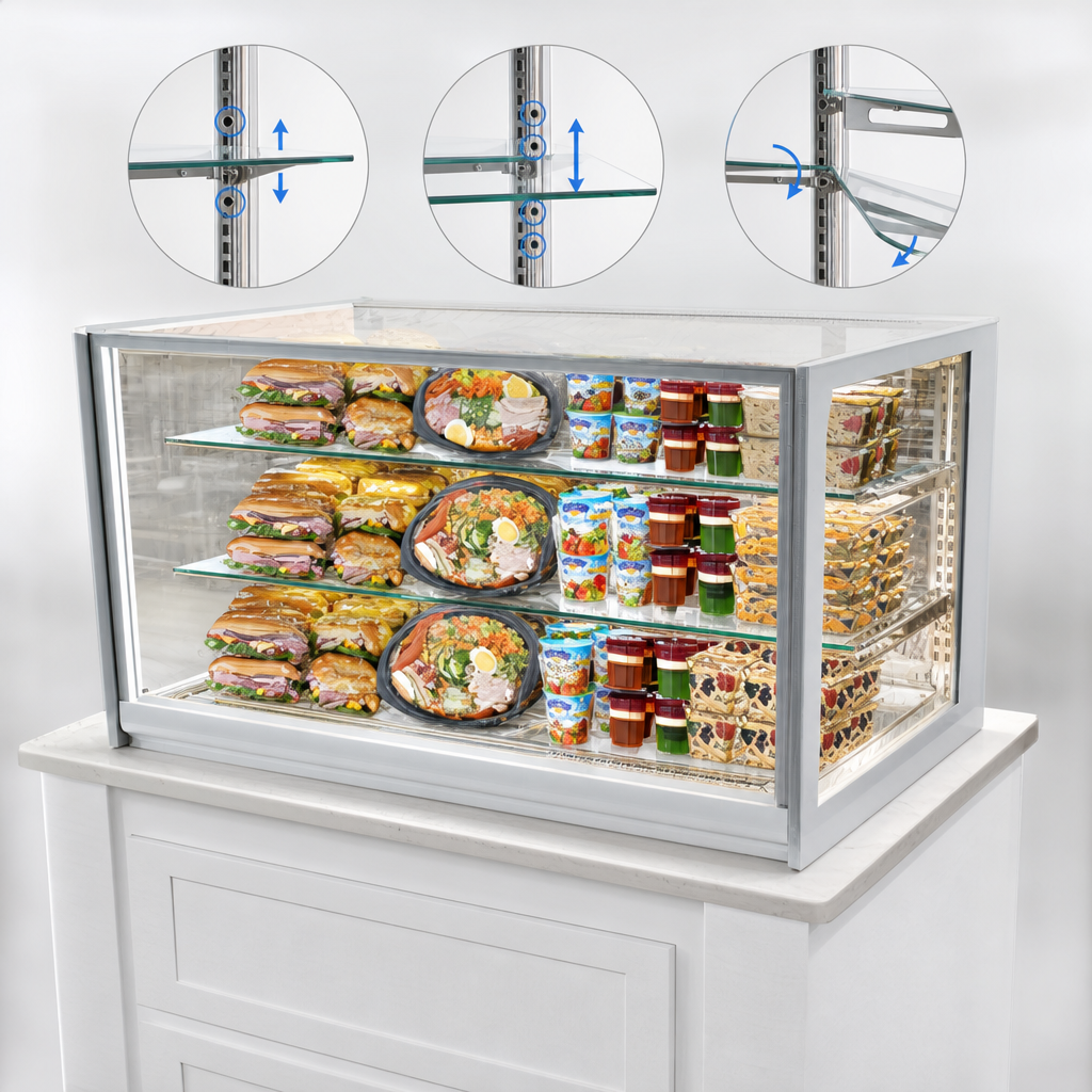 Three-Tier Adjustable Shelving