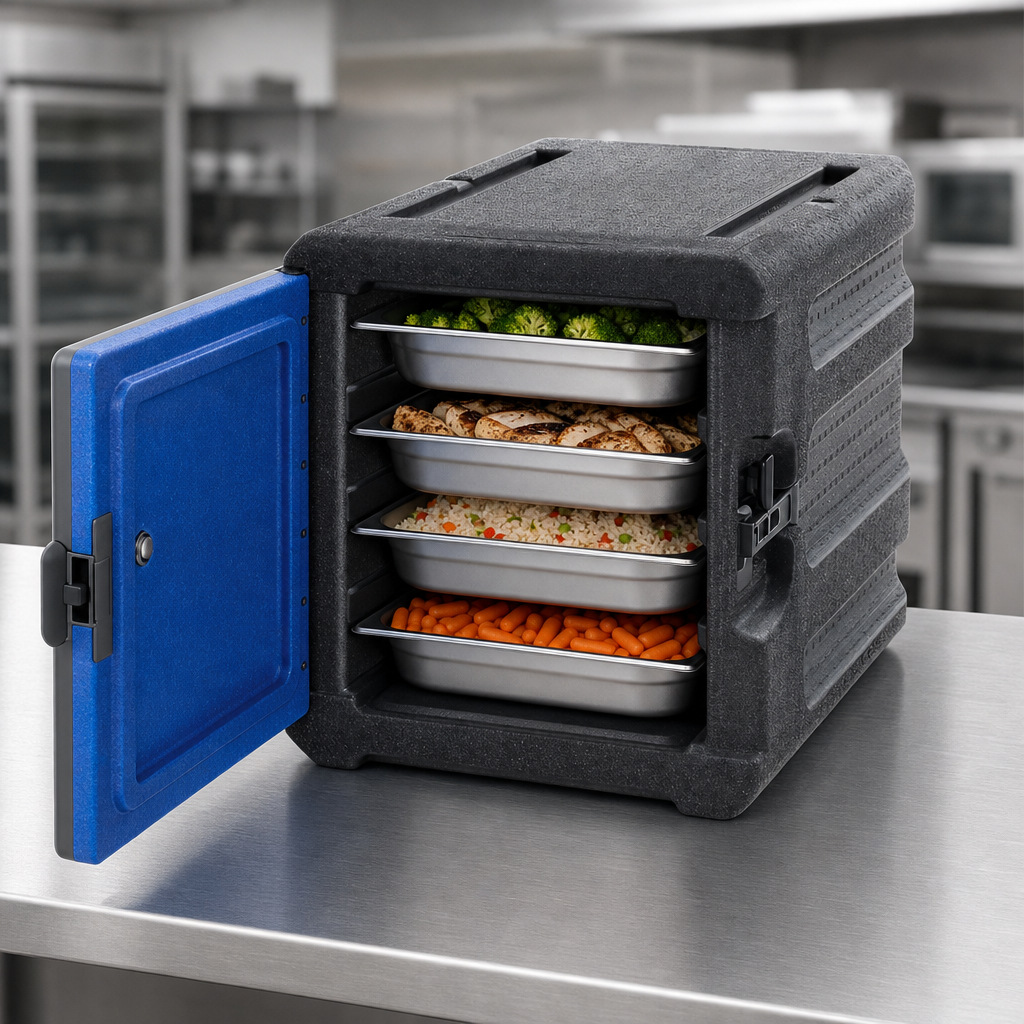 4-Pan Front-Load Capacity