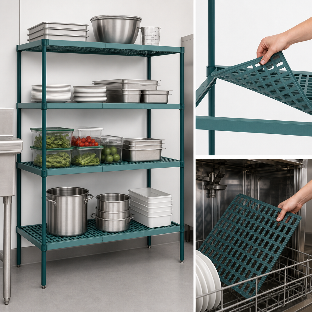 Removable Polymer Shelf Mats