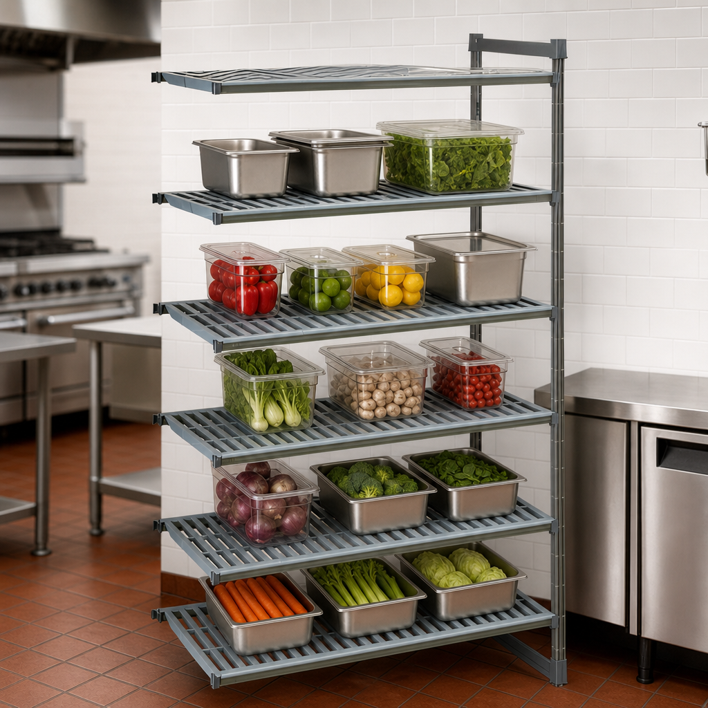 Five-Tier Vented Shelf Design