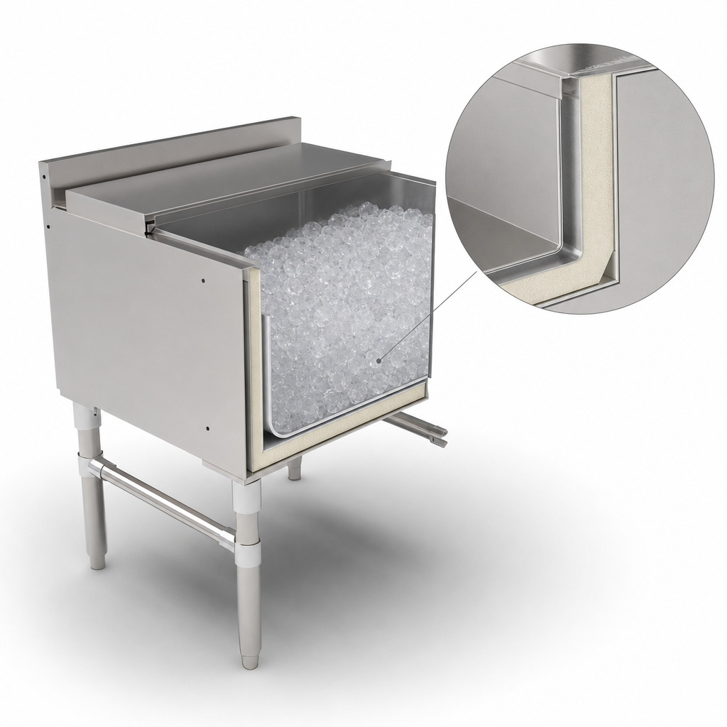 Foam Insulated Ice Bin