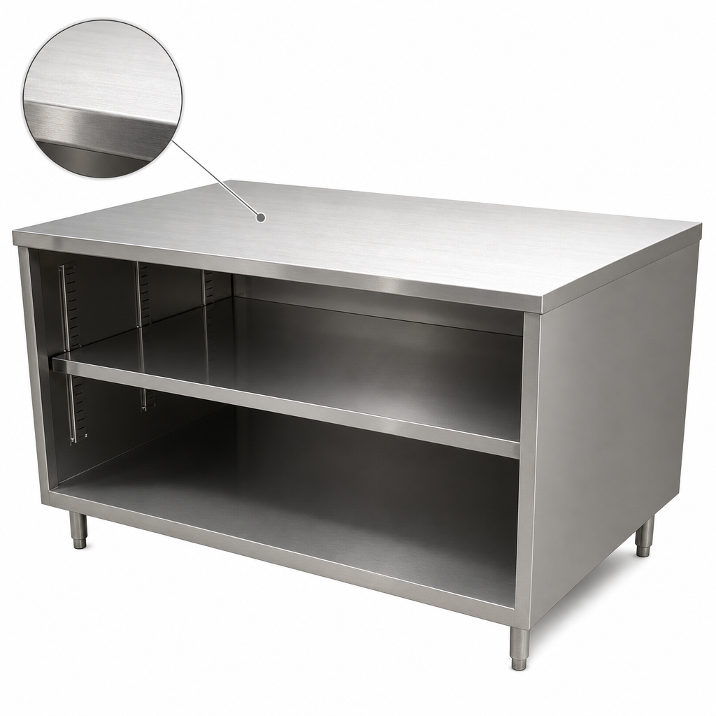 14-Gauge 304 Stainless Steel Top