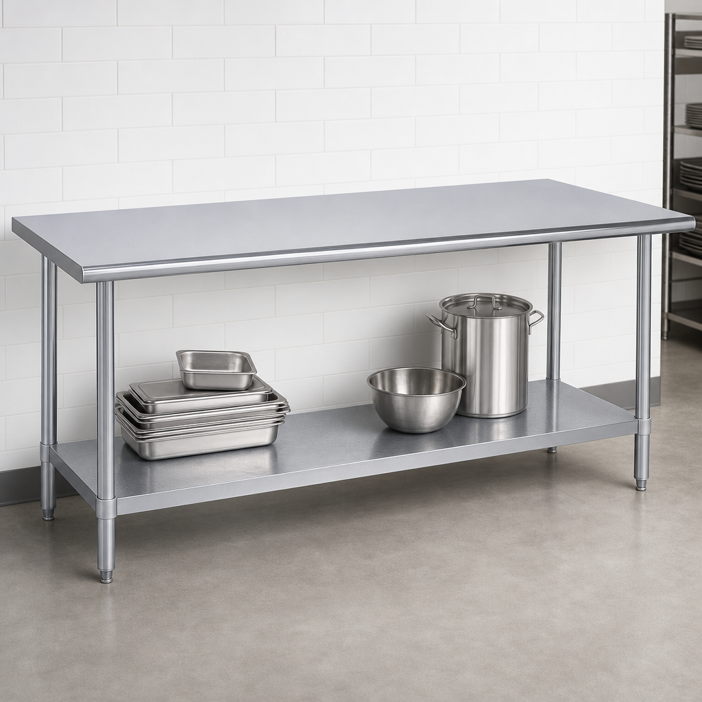 Open Base With Undershelf
