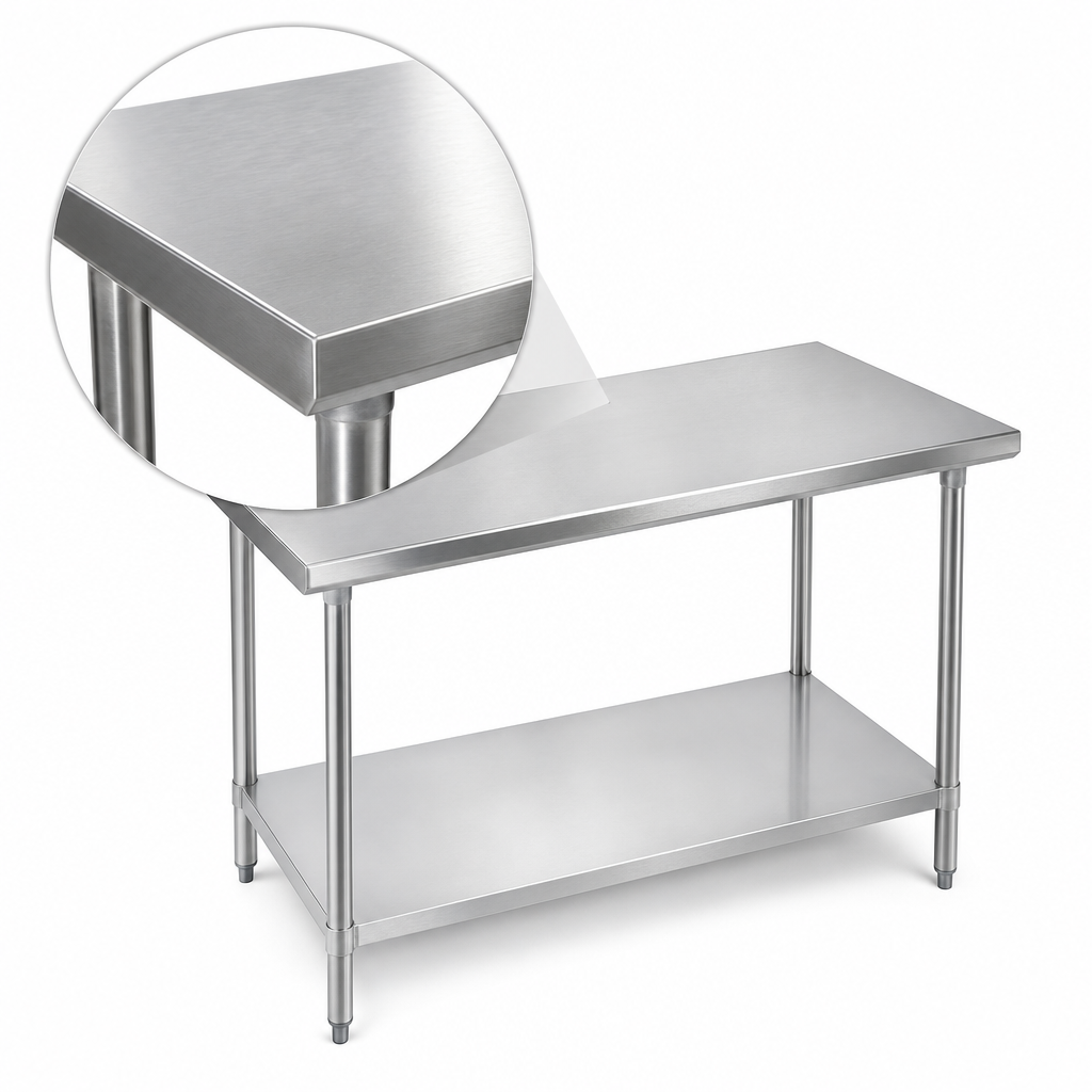 16 Gauge 304 Stainless Steel Top