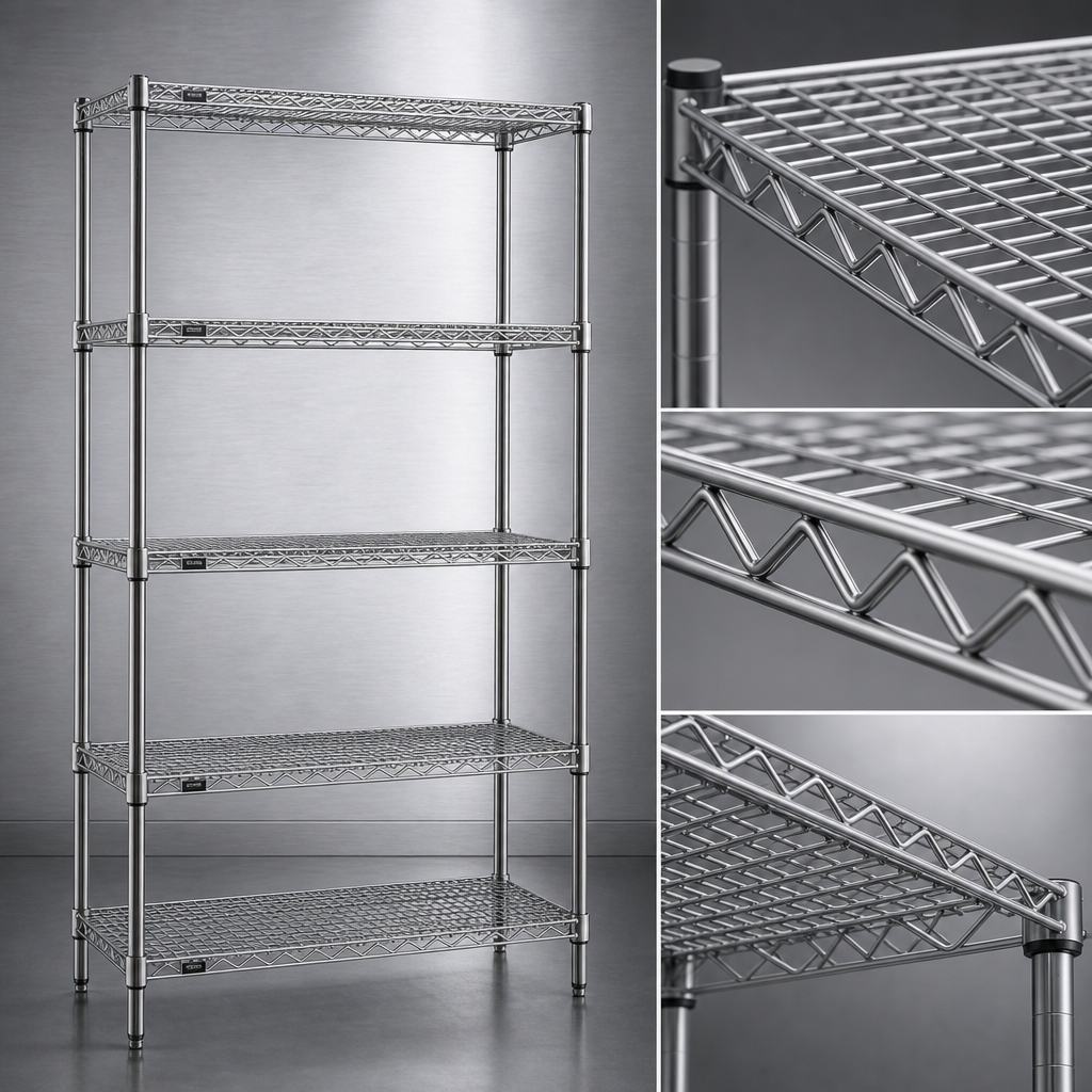 Patented QuadTruss Shelves
