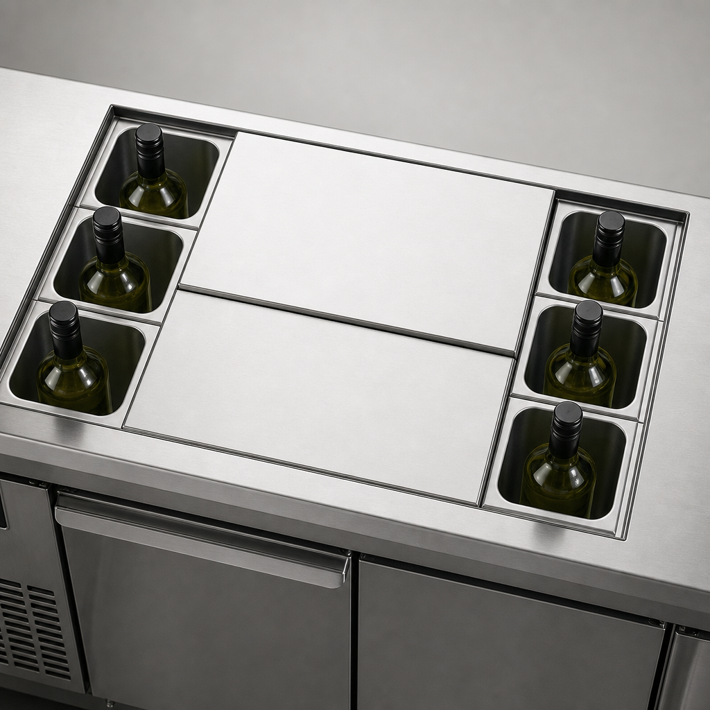 Six-Bottle Capacity