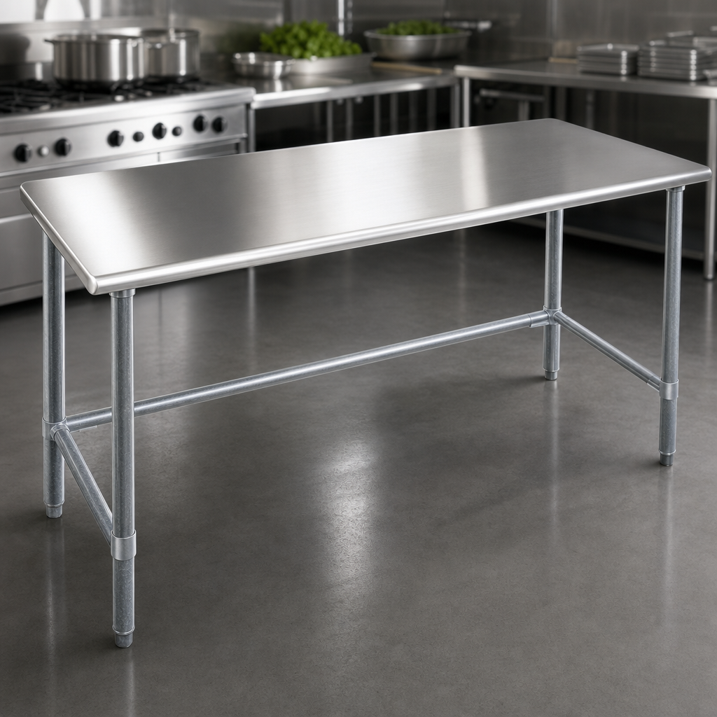 Heavy-Duty Stainless Steel Top