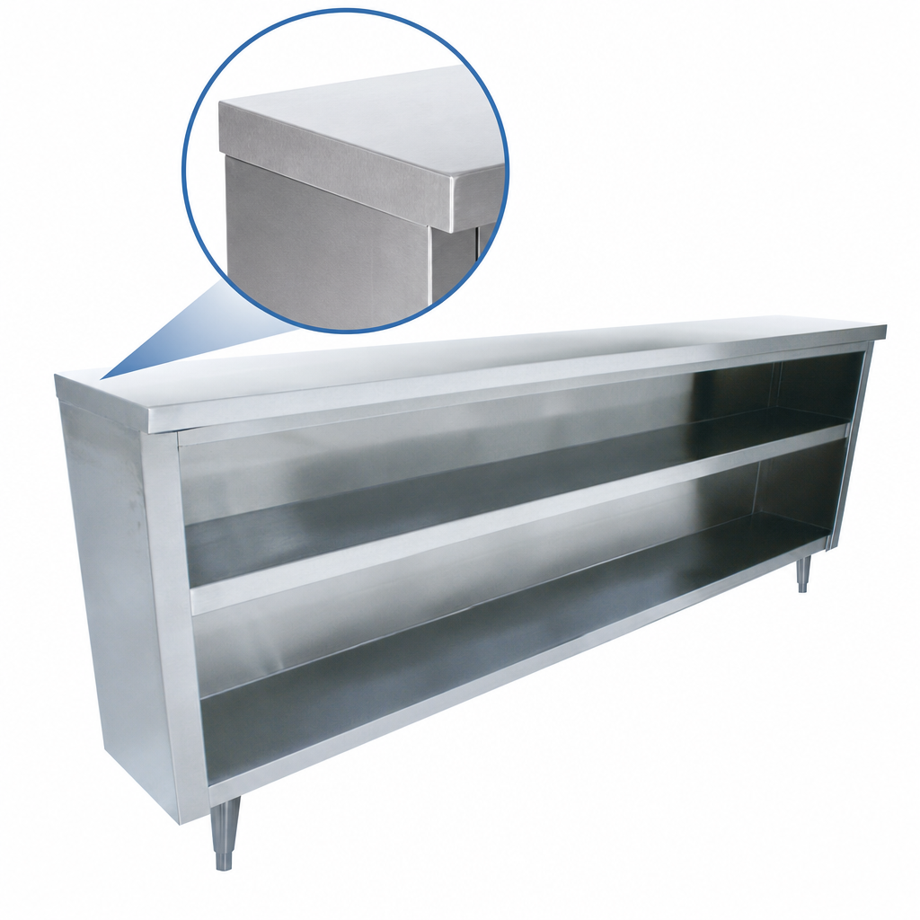 16-Gauge 304 Stainless Steel Top