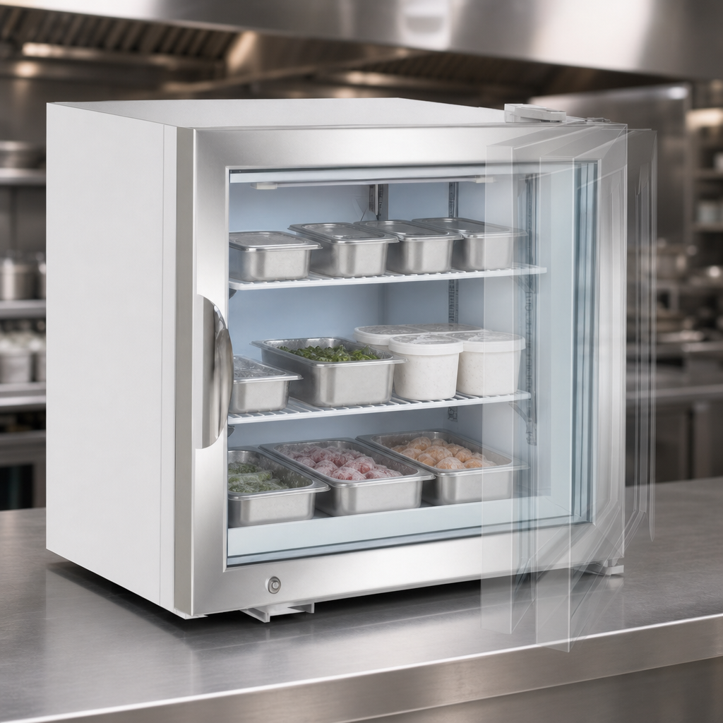Triple-Pane Self-Closing Glass Door