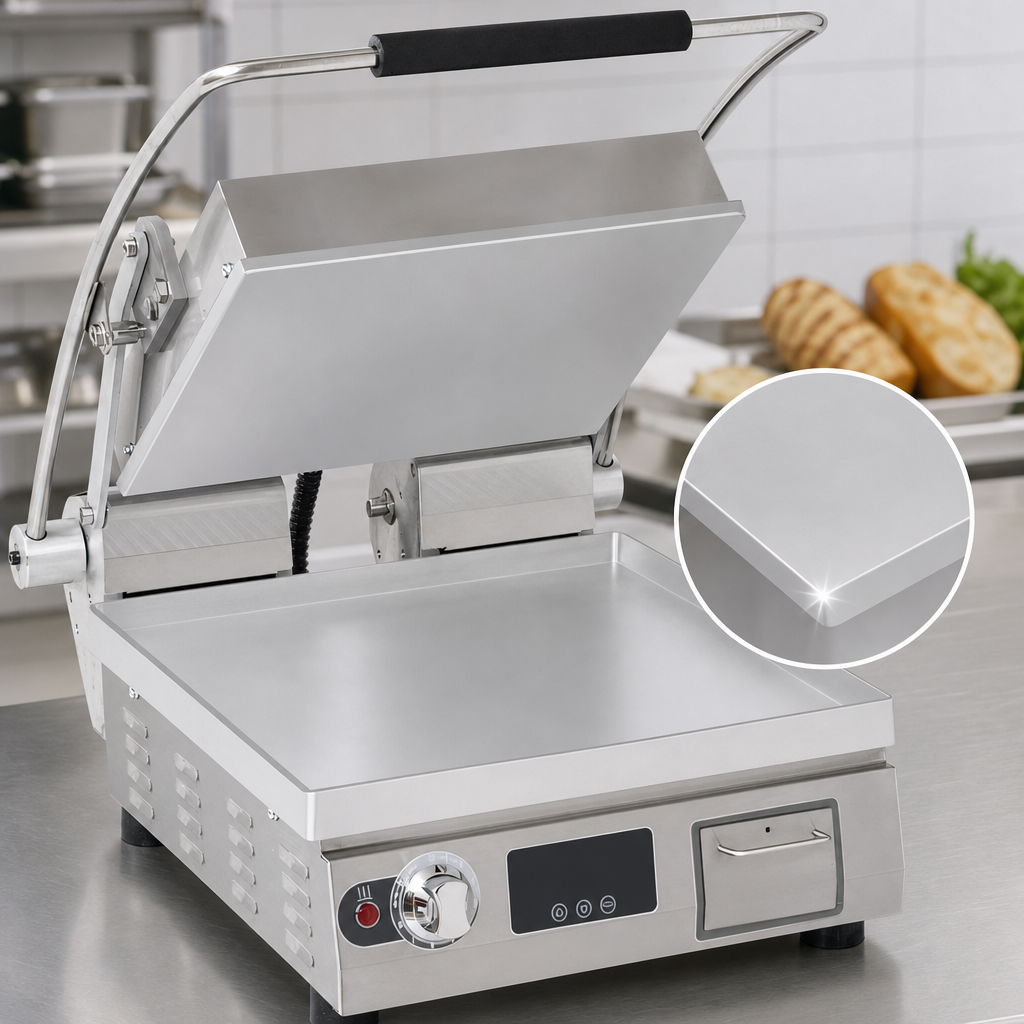Smooth Aluminum Cooking Surface