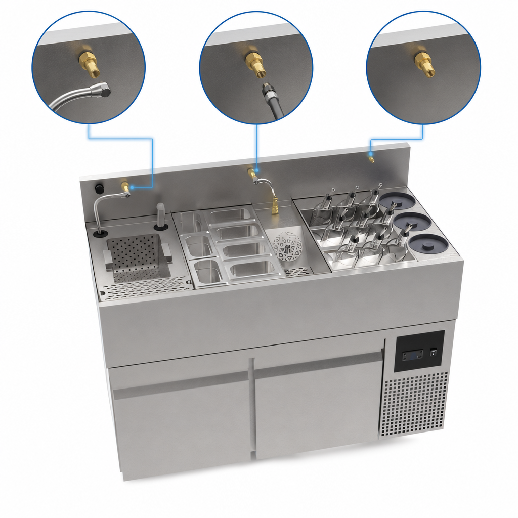 Integrated Speed Swap Plumbing