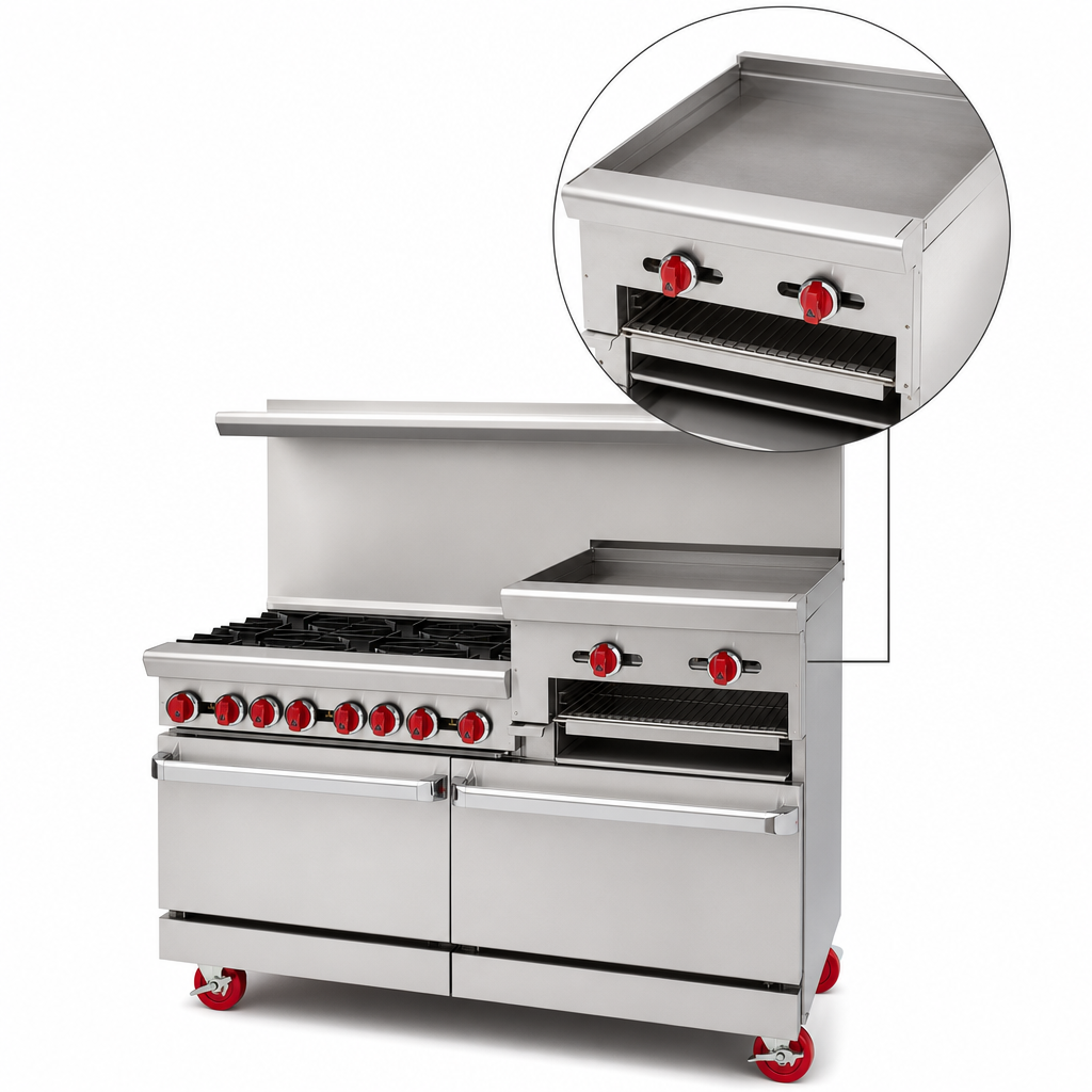 24-Inch Raised Griddle/Broiler