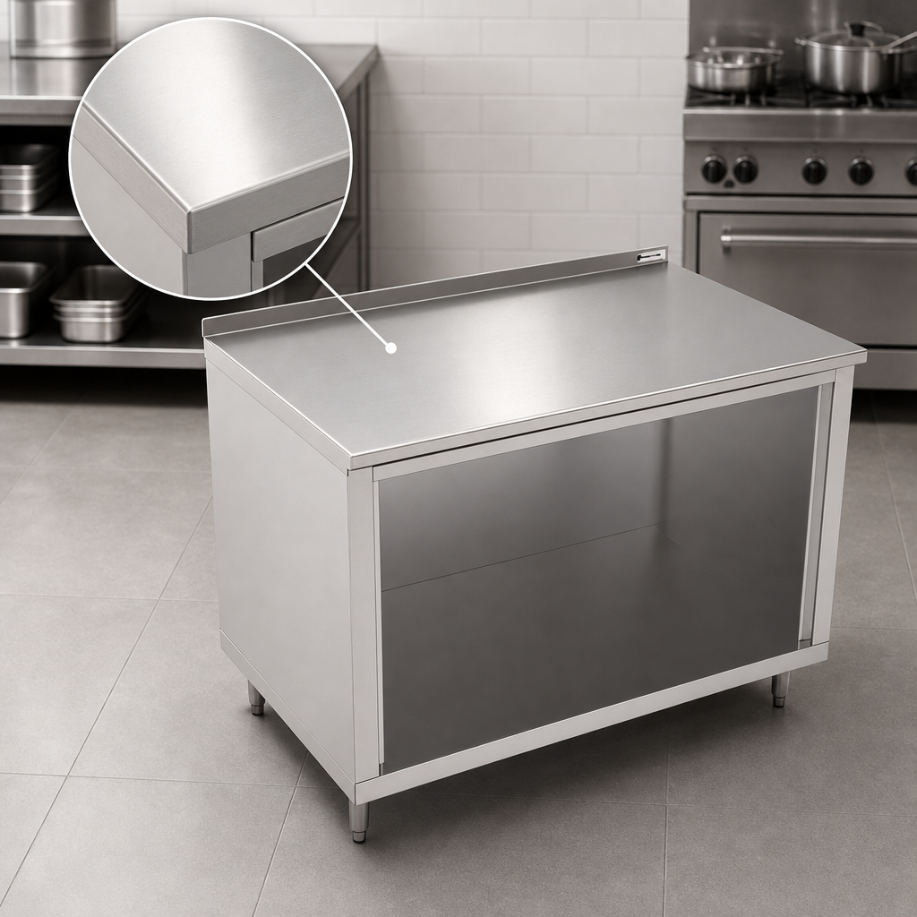 16-Gauge Stainless Steel Top