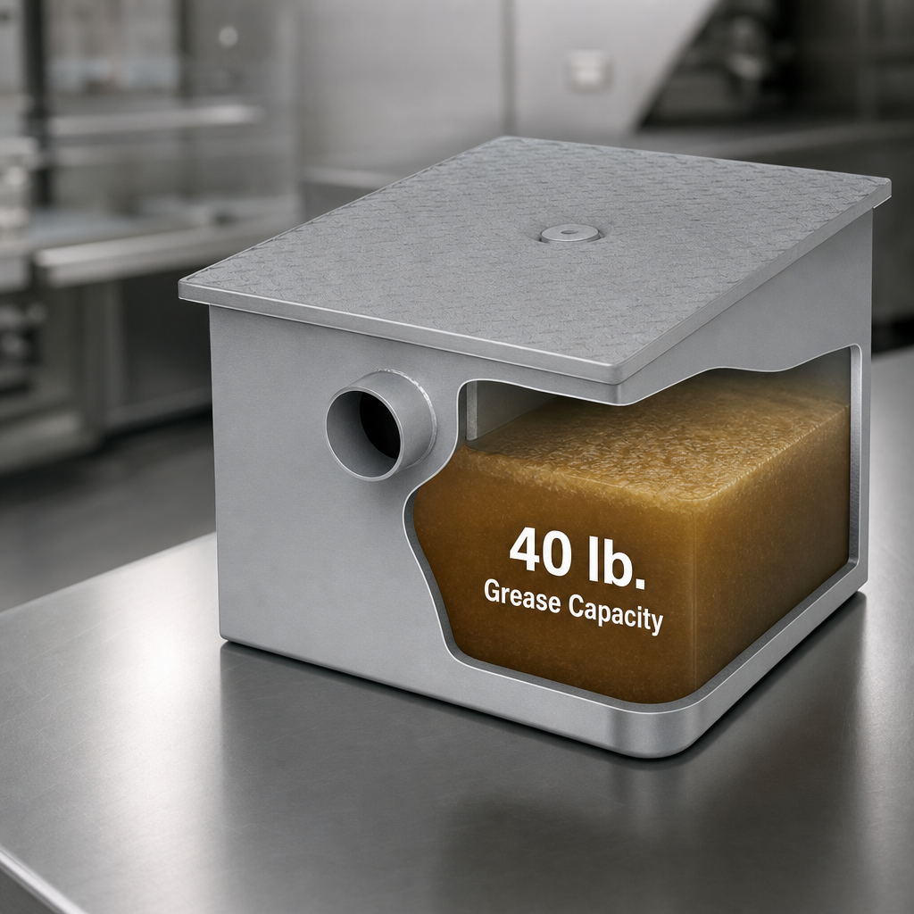 40 lb. Grease Capacity