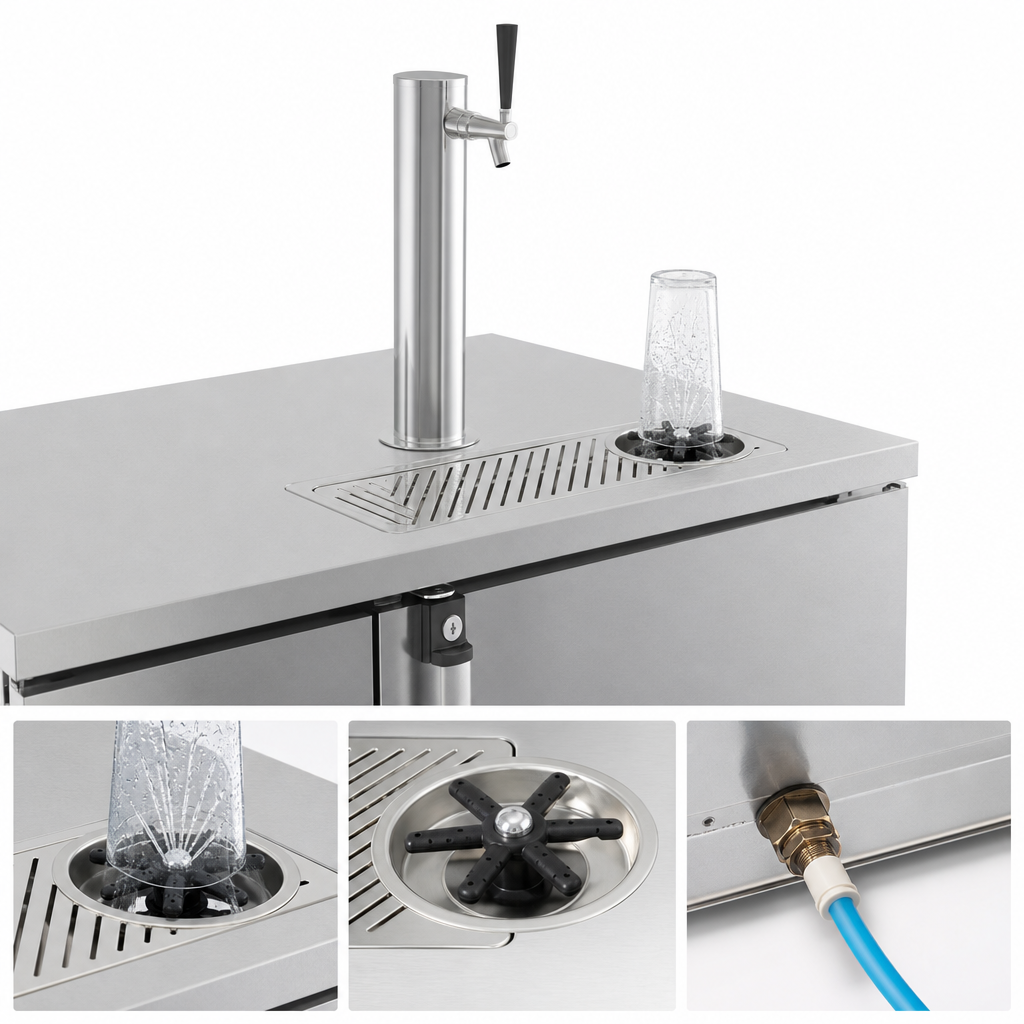 Integrated Glass Rinser