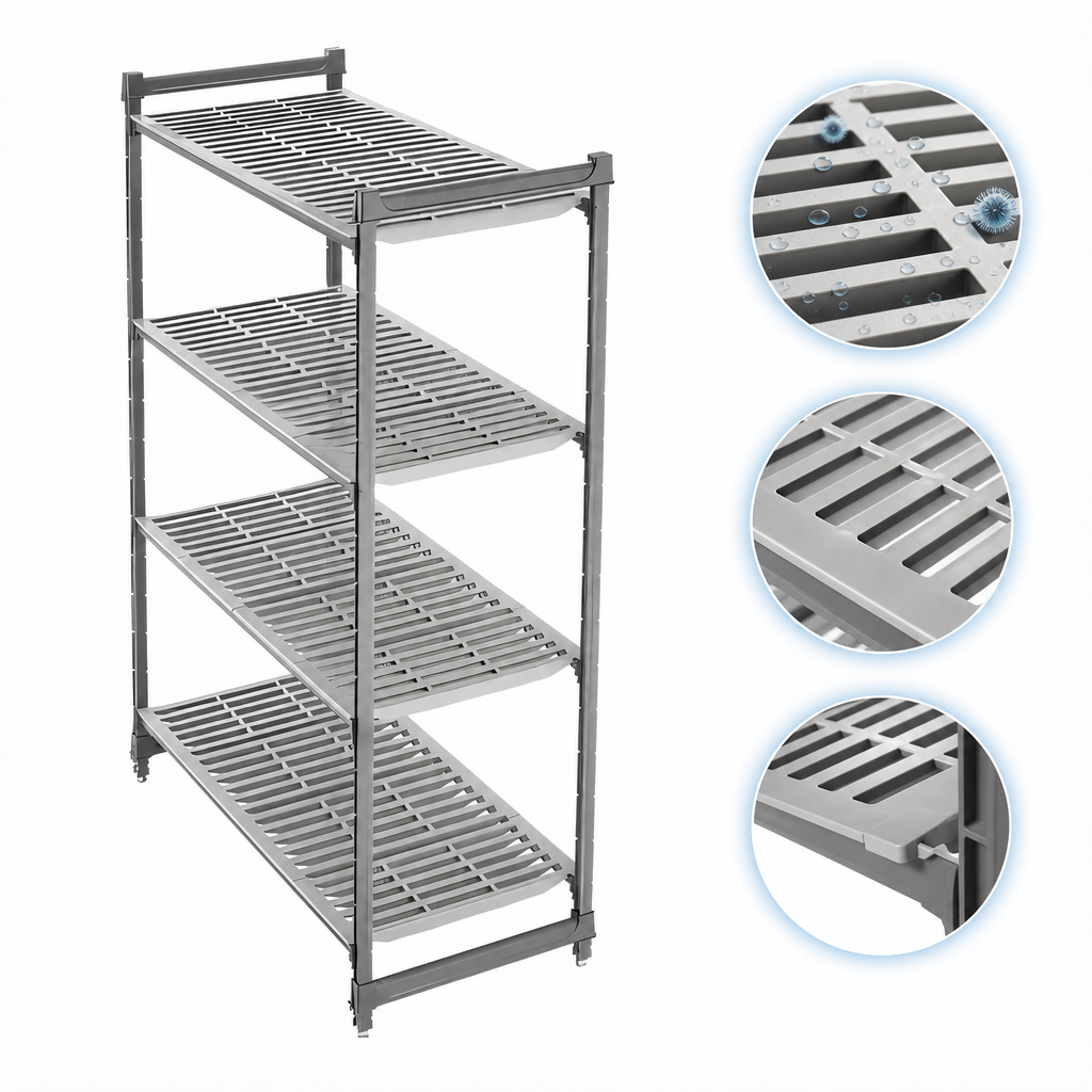 Antimicrobial Vented Shelf Plates