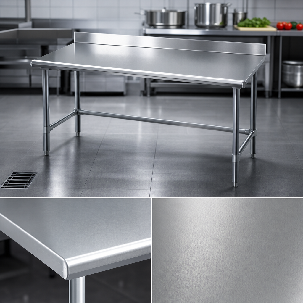 16 Gauge 300 Series Stainless Steel Top