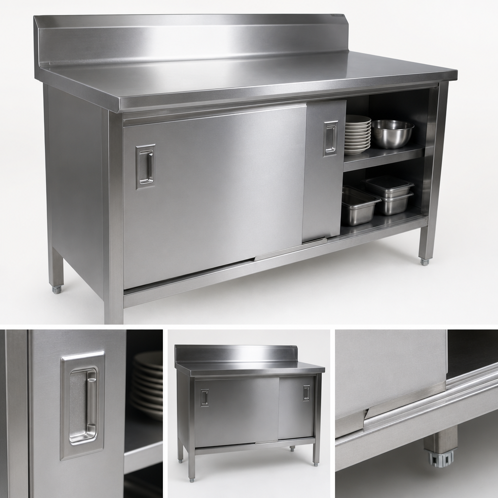 Cabinet Base with Sliding Doors