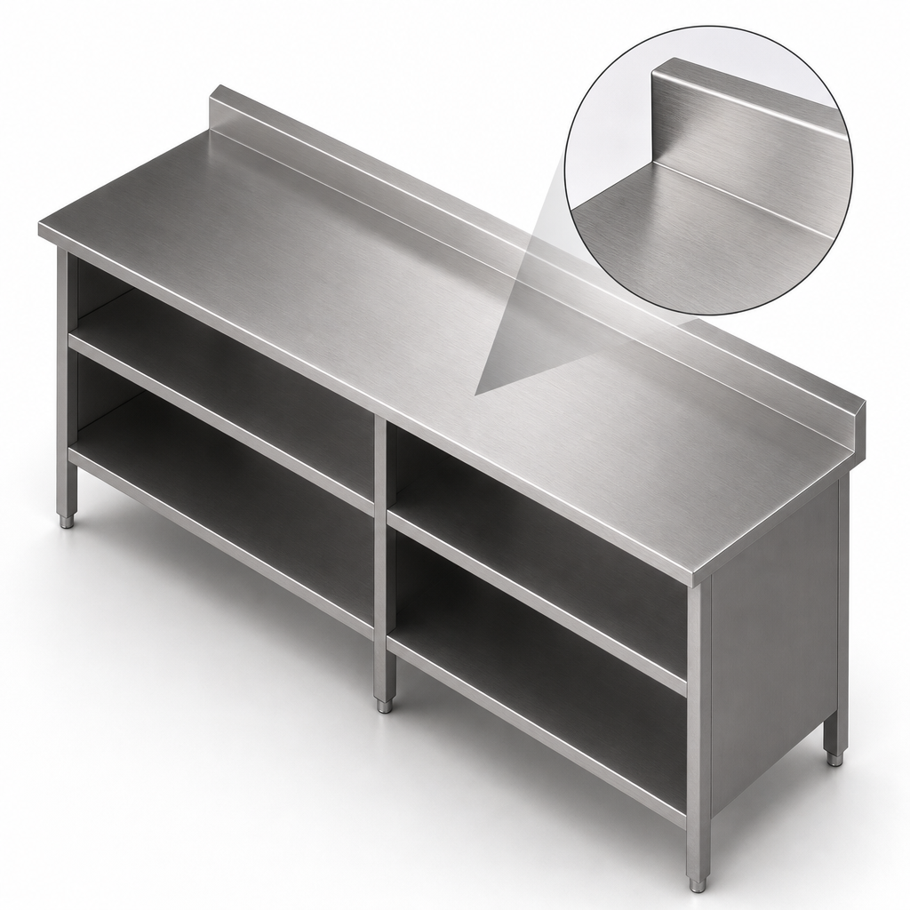16-Gauge Stainless Steel Top