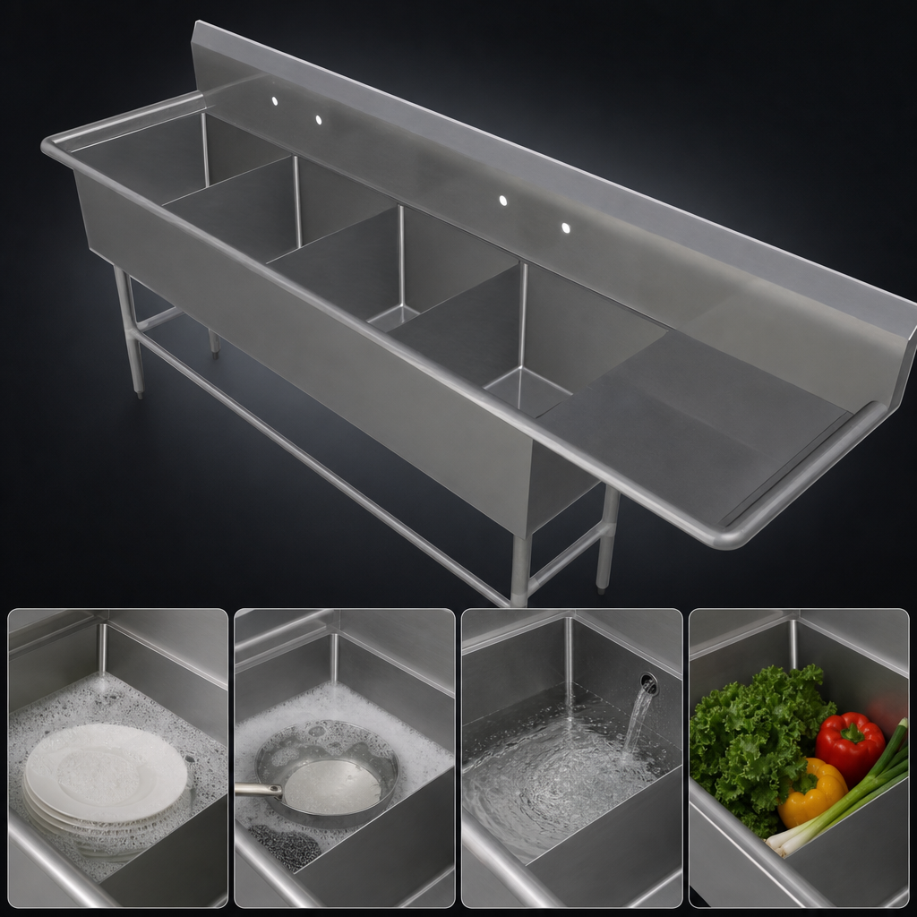 Four-Compartment Basin