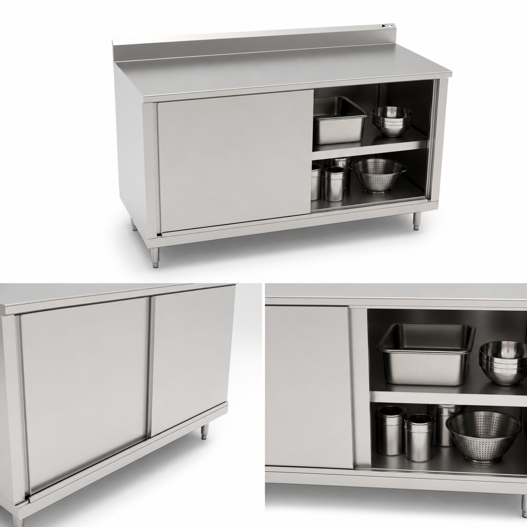 Cabinet Base With Sliding Doors